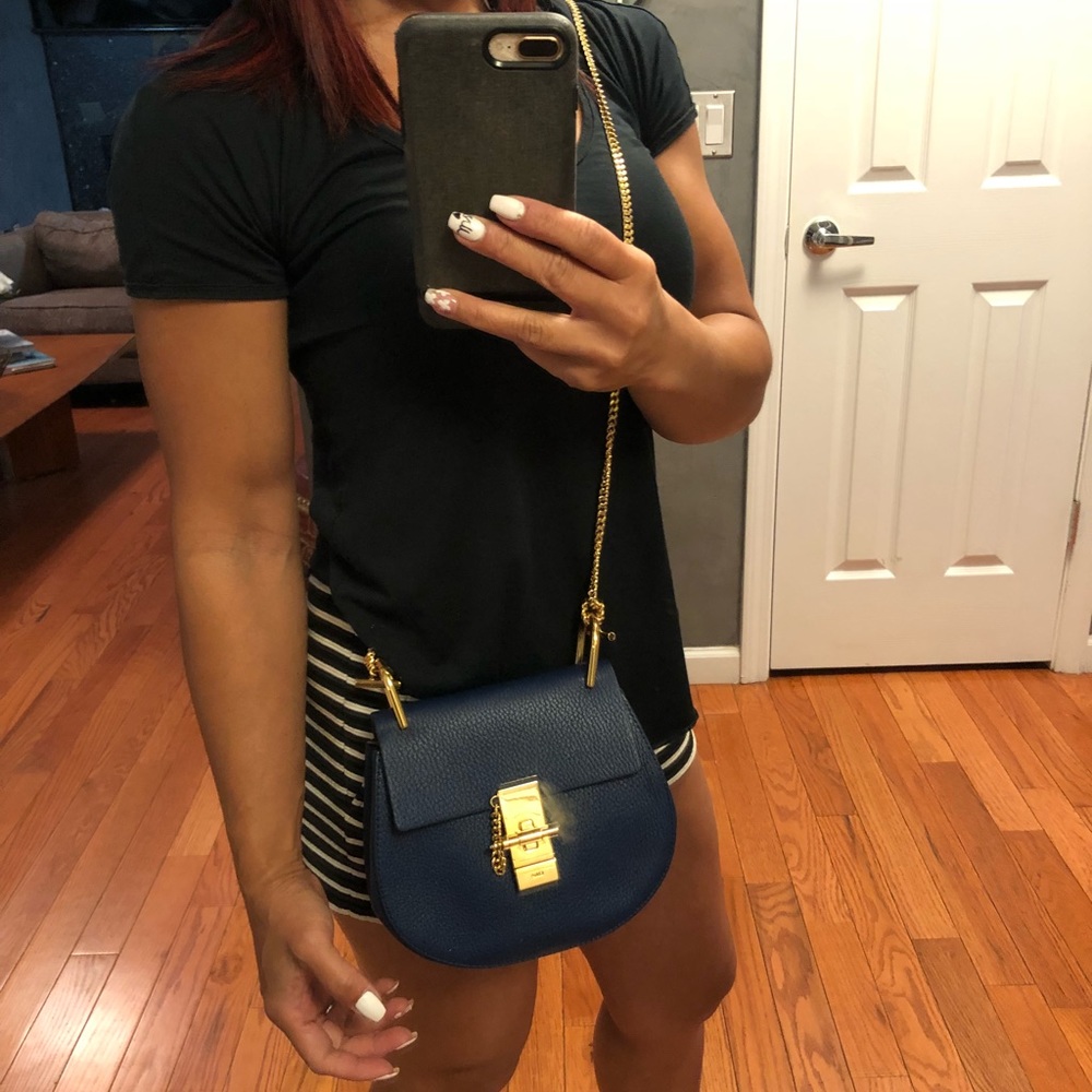 Chloe drew mini pebble leather - Picture 4 of 8